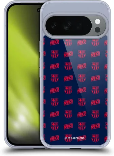 Vista 17 de Head Case Designs Funda de gel con licencia oficial del FC Barcelona Barca Crest Graphics [protección de grado militar] compatible con Google Pixel 3