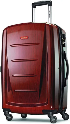 Vista 3 de Samsonite Winfield 2 - Equipaje rígido con ruedas giratorias, Burgundy, 2-Piece Set (2028)