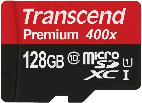 Vista 3 de Transcend Tarjeta de memoria microSDHC clase 10 Uhs-1 de 8 GB con adaptador (TS8GUSDU1)