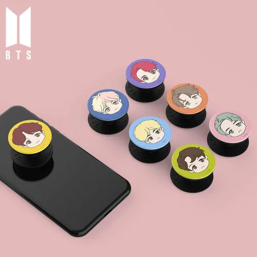 Vista 4 de BTS PopSockets PopGrip: Agarre intercambiable para teléfonos y tabletas Productos de licencia oficial SDver j-Hope