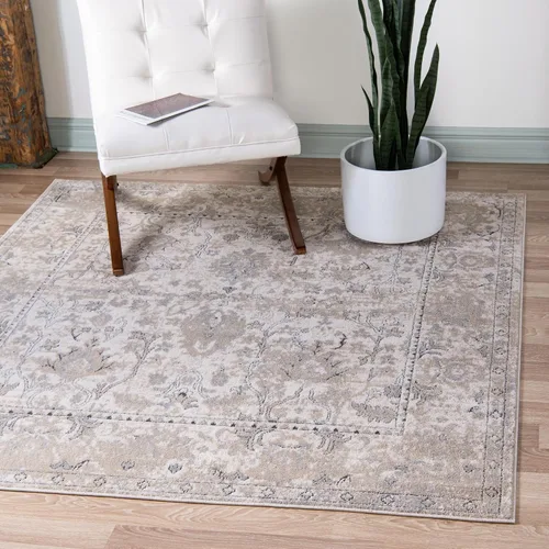 Vista 34 de Unique Loom Portland Collection - Alfombra central (2 pies 2 pulgadas x 3 pies 1 pulgada, rectangular, negro y blanco/negro)