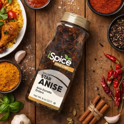 Vista 8 de iSpice Premium Anís estrellado multiusos Especias esenciales de cocina Anis Estrellado Estrella De Anis totalmente natural 8 oz (227 g)