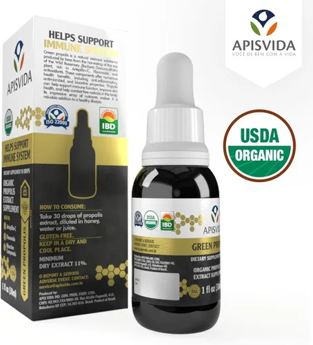 Vista 7 de Extracto de propóleo verde orgánico Propoflex 1fl oz - 1.0 fl oz