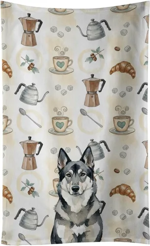 Vista 138 de Caroline's Treasures Afghan Hound - Toalla de cocina para barra de café, terciopelo frontal y lazo de algodón, lavable a máquina Sabueso afgano