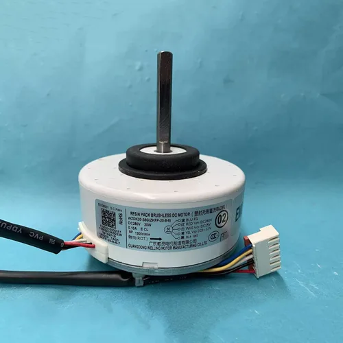 Vista 5 de Motor de aire acondicionado 20W WZDK20-38G (ZKFP-20-8-6) OEM sin escobillas del motor de fan de DC
