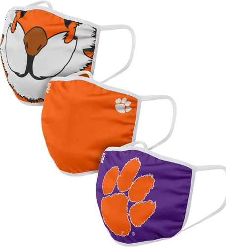 Vista 69 de FOCO - Cubrebocas universitario de la NCAA para adultos (unisex, 3 unidades)