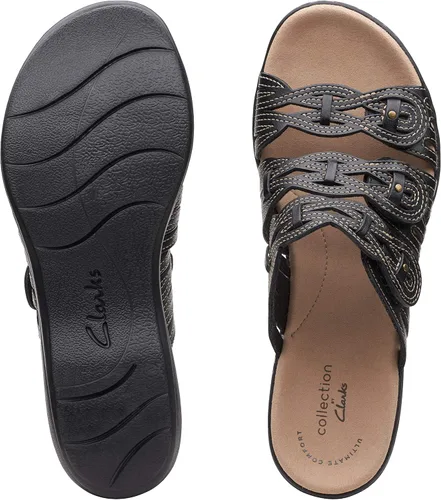 Vista 4 de Clarks Sandalias planas Leisa Faye para mujer