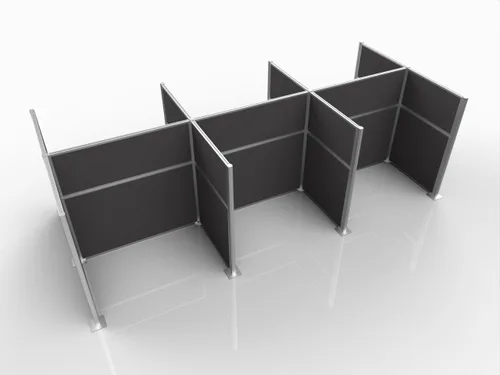 Vista 30 de Versare Kit de cubículo de panel de silencio Paredes de división de estación de trabajo Paredes de cubículo de amortiguación de sonido