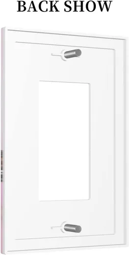 Vista 739 de Placa de Interruptor de Luz Azul de 1 Gang, Placa de Pared Decorativa de Palanca Individual, Cubierta de Placa de Pared de Palanca, Placa Frontal