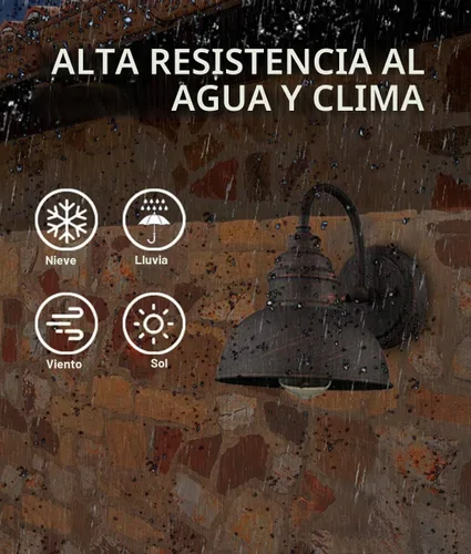 Vista 4 de DIRYZON Apliques de pared rústicos industriales con cuello de cisne para granero