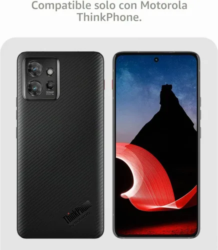 Vista 2 de TUDIA DualShield Grip - Funda protectora diseñada para Motorola ThinkPhone (2023), [MergeGrip] de doble capa a prueba de golpes, delgada, de grado