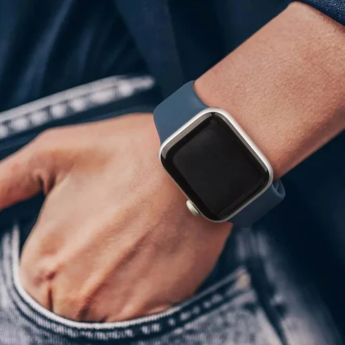 Vista 7 de Mugust - Correas deportivas compatibles con Apple Watch de 42mm, 41mm, 45mm, 49mm, 40mm, 44mm, 38mm, 42mm y 46mm, correa impermeable de silicona