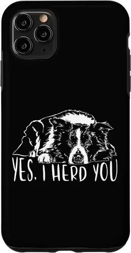 Vista 13 de Border Collie I Herd You Herd You Dog Funny Dog Saying Case for iPhone 17