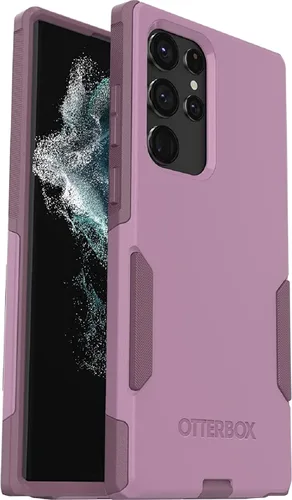 Vista 8 de OtterBox Funda para Galaxy S22 Ultra Commuter Series, negra, delgada y resistente, apta para bolsillo, con protección de puerto
