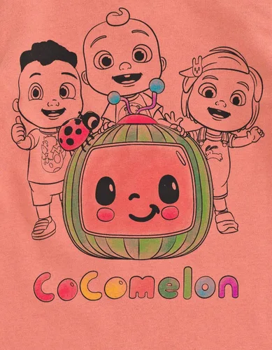 Vista 5 de CoComelon JJ Cody Nina - Conjunto de camiseta y leggings para bebés y niños pequeños