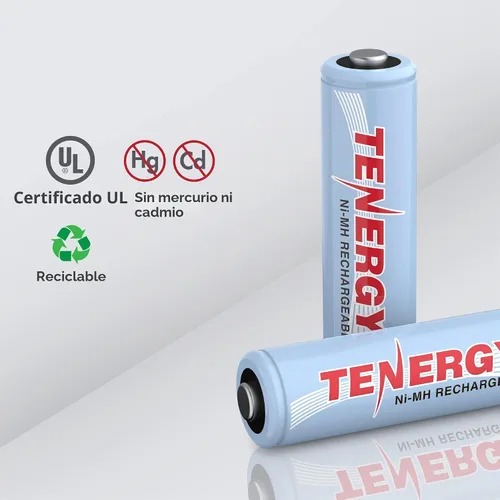 Vista 7 de Tenergy AA 2600 mAh Baterías Recargables NiMH de alta capacidad 24 Pack