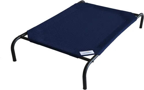 Vista 7 de Coolaroo Cama elevada y refrescante para perros, para interiores y exteriores, tamaño mediano, gris oscuro (Gunmetal)