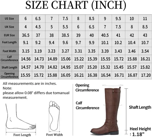 Vista 3 de Vepose Botas altas hasta la rodilla para mujer 952 Stretch Riding Retro Fashion