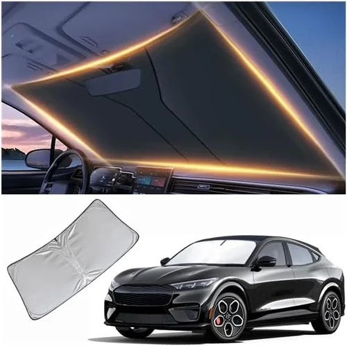 Vista 17 de Parasol para parabrisas para BMW X1 E84 para ventana delantera 2016-2024 2025 2026 X1 E84, protector de parabrisas para automóvil, accesorios