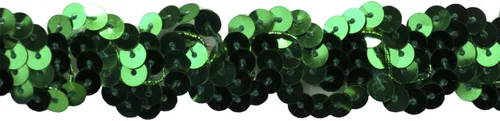 Vista 8 de Belagio Enterprises Sequin Trim de poliéster no elástico de 1 pulgada (rollo de 10 yardas) BQ301-02 Negro