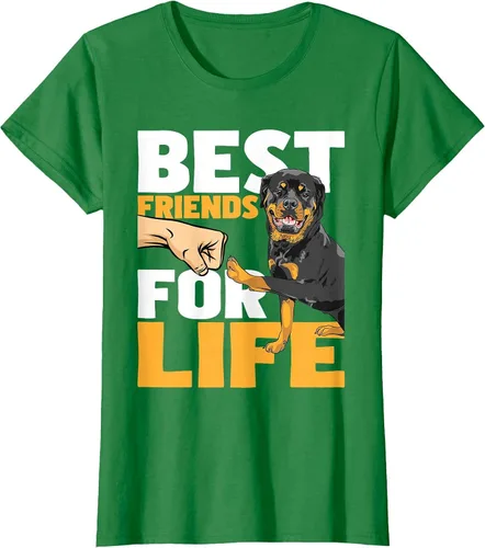 Vista 55 de Best Friends for Life - Rottweiler Animal Dog Lover Breeder T-Shirt