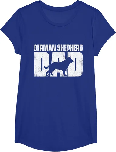 Vista 64 de Camiseta de pastor alemán para el día del padre del dueño de perros caninos, Negro