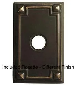 Vista 3 de Emtek 260905US19 - Gancho doble de latón tradicional con acabado a juego, 4 acabados, diseño rectangular (05), color negro