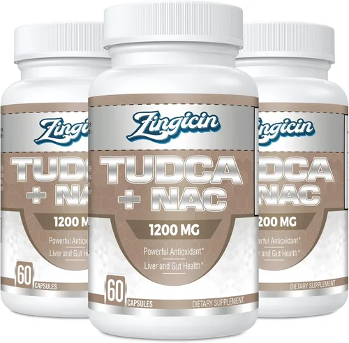 Vista 8 de TUDCA con suplemento NAC 1200mg - 60 cápsulas, 1 paquete