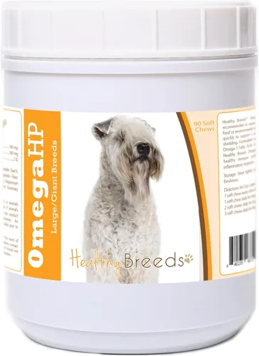 Vista 38 de Healthy Breeds Affenpinscher Omega HP - Masticables suaves para piel y pelaje, 60