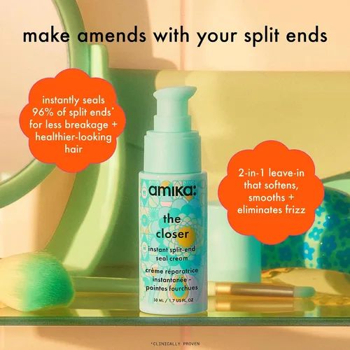 Vista 2 de amika La crema capilar de reparación instantánea más cercana, 1.7 fl oz