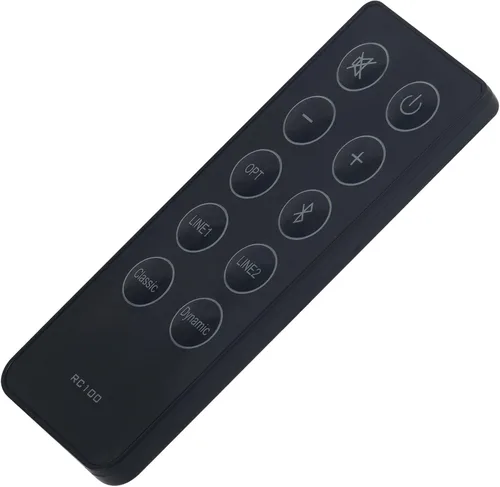 Vista 3 de RC100 Reemplazo de control remoto apto para Edifier RC10D, R2000DB, RC100, R2000D, altavoz multimedia para estantería