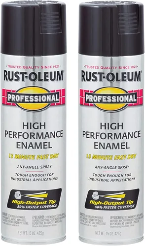 Vista 34 de Rust-Oleum 7515838 Pintura en aerosol de esmalte profesional de alto rendimiento, 14 onzas, aluminio