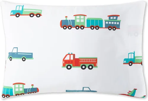Vista 11 de Wildkin Funda de almohada 100% algodón para niños pequeños, hipoalergénica, suave y transpirable, dinosaurio tierra