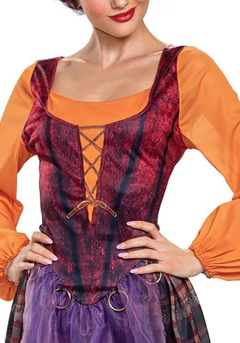 Vista 4 de Disfraz Deluxe de Mary para Mujer de Hocus Pocus Multicolor