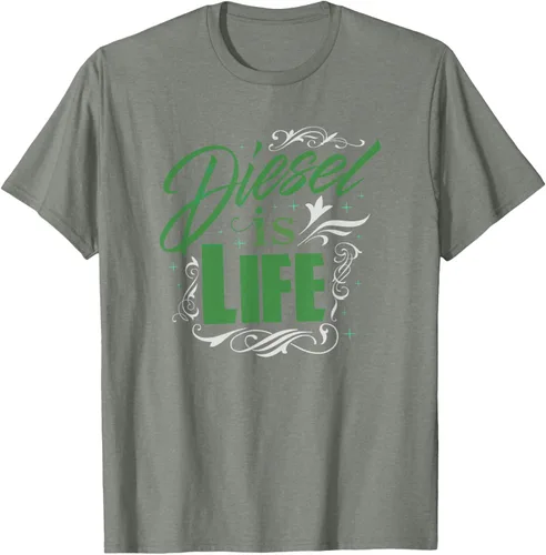 Vista 20 de Diesel is Life Roll Coal Diesels Truckers Smoke Camiseta Negro