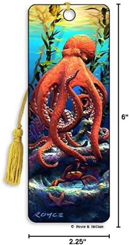 Vista 3 de Marcadores 3D Royce de Artgame - TOP Designs (pulpo grande y malo)