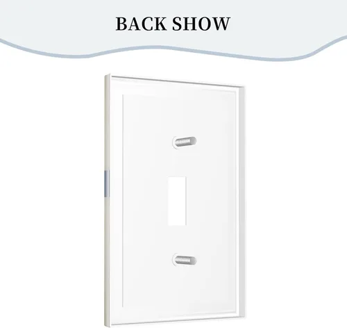 Vista 4 de Cubiertas de Interruptor de Luz Artísticas Decorativas Boho Figura Abstracta Interruptor de Pared Único Placa de Interruptor Decorativo Placa