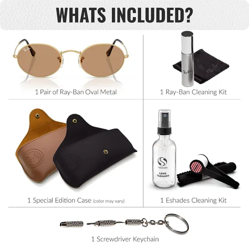Vista 2 de Ray-Ban RB3547 OVAL METAL SUMMER CAPSULE - Gafas de sol de forma ovalada con kit oficial de gafas