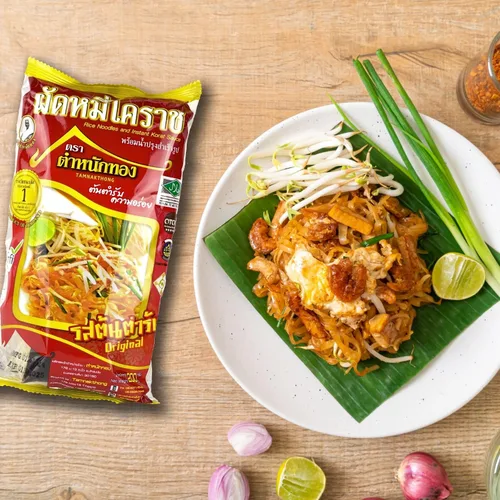 Vista 6 de TAMNAKTHONG Pad Thai Korat (Fried Mee Korat o Pad Mee Korat : 4 paquetes)