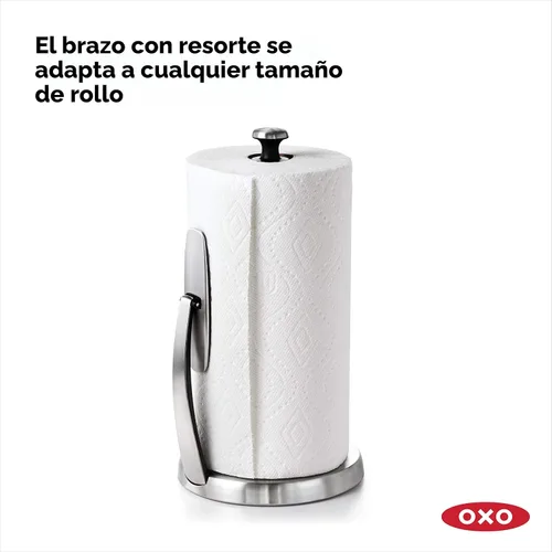 Vista 2 de Buen agarre simplemente papel higiénico, acero inoxidable OXO, Acero, Stainless, Paquete de 1