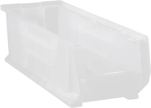 Vista 4 de Quantum QUS951 - Contenedor de plástico apilable para almacenamiento, 24 x 8 x 9 pulgadas, color azul, caja de 6