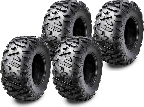 Vista 9 de WANDA Juego de 4 neumáticos ATV 19X7-8 delanteros y 18X9.5-8 traseros 4PR estilo Big Horn