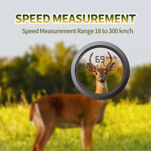 Vista 6 de Golf Rangefinder with Slope - 7X Magnification 1200 Yards Waterproof Laser Golf Rangefinder with Magnet - Flag Lock Vibration Rechargeable