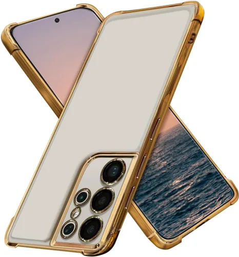 Vista 3 de Funda para Samsung S21 Ultra, con lente de cámara completa, cubierta de parachoques corporal, protección contra golpes, a prueba de polvo, fundas