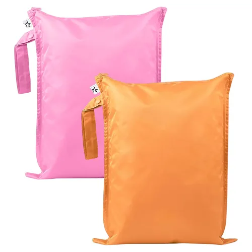 Vista 36 de Tiny Twinkle Bolsas húmedas a prueba de desorden 1 paquete de bolsas húmedas reutilizables impermeables para trajes de baño Ropa de bebé Bolsa