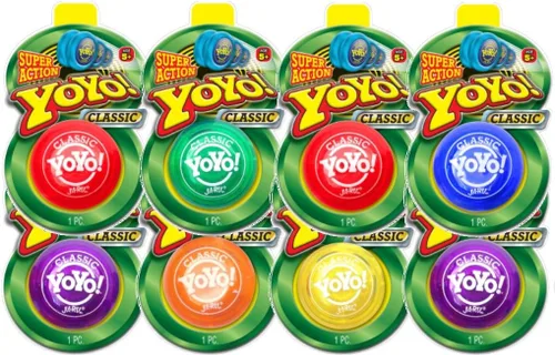Vista 10 de JA-RU Yoyo - Paquete profesional de yoyos (1 paquete de 3) juguetes antiestrés divertidos de calidad para niños y adultos, relleno de relleno