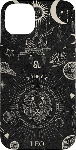 Vista 15 de Galaxy Zodiac Sign Astrological Celestial Aesthetic Leo Case for iPhone 17