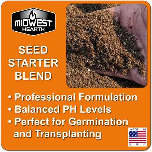 Vista 2 de Seed Starter - Mezcla natural de tierra para macetas para germinación y crecimiento (fabricada en Estados Unidos) (4 cuartos secos)