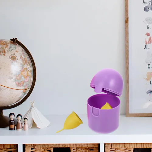 Vista 2 de Healifty Caja limpiadora de período, microondas, portátil, compacta, para accesorios de mujer
