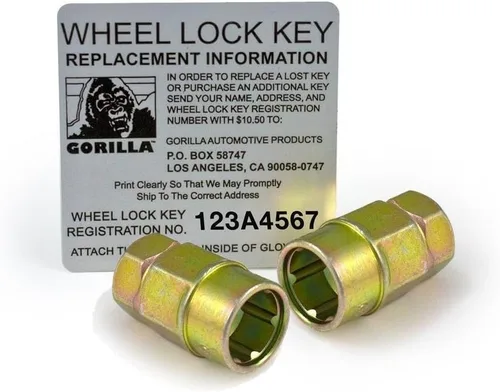 Vista 3 de Gorilla Automotriz 61681-2K Gorilla Guard Bellota 1/2 Chr 2Key Cerradura de acero